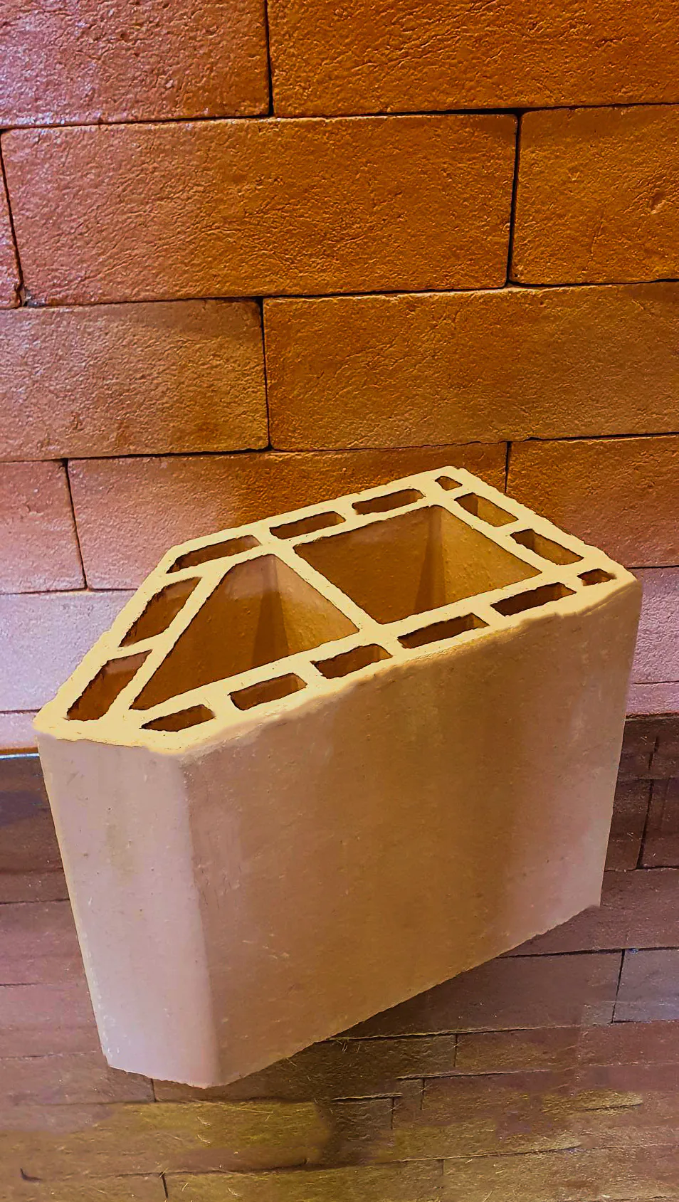 BLOCO ESTRUTURAL 45°- 14 X 19 X 22,5 - CERÂMICA STA MARTA