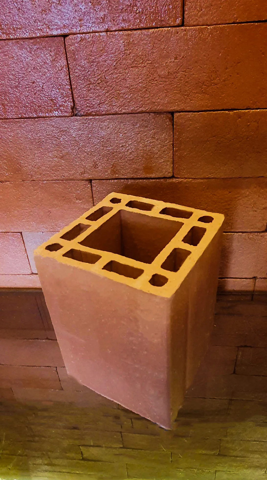 MEIO BLOCO ESTRUTURAL 14 X 14 X 19 - CERÂMICA SANTA MARTA